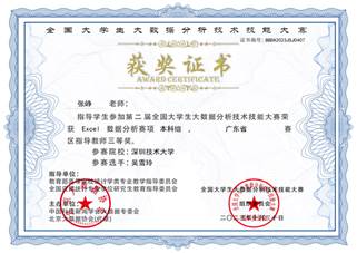 2023大数据分析技术技能大赛广东省三等奖-参赛学生吴雪玲-指导老师张峥