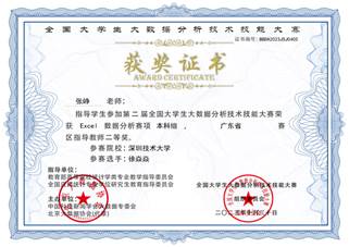 2023大数据分析技术技能大赛广东省二等奖-参赛学生徐焱焱-指导老师张峥